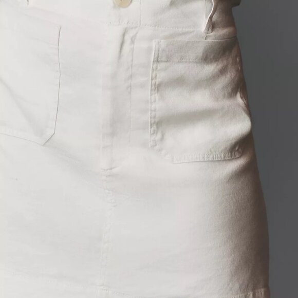 Maeve White Mini Skirt size small - Picture 4 of 15